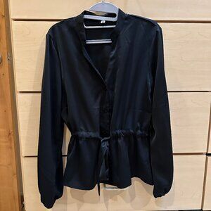 Belted blouse